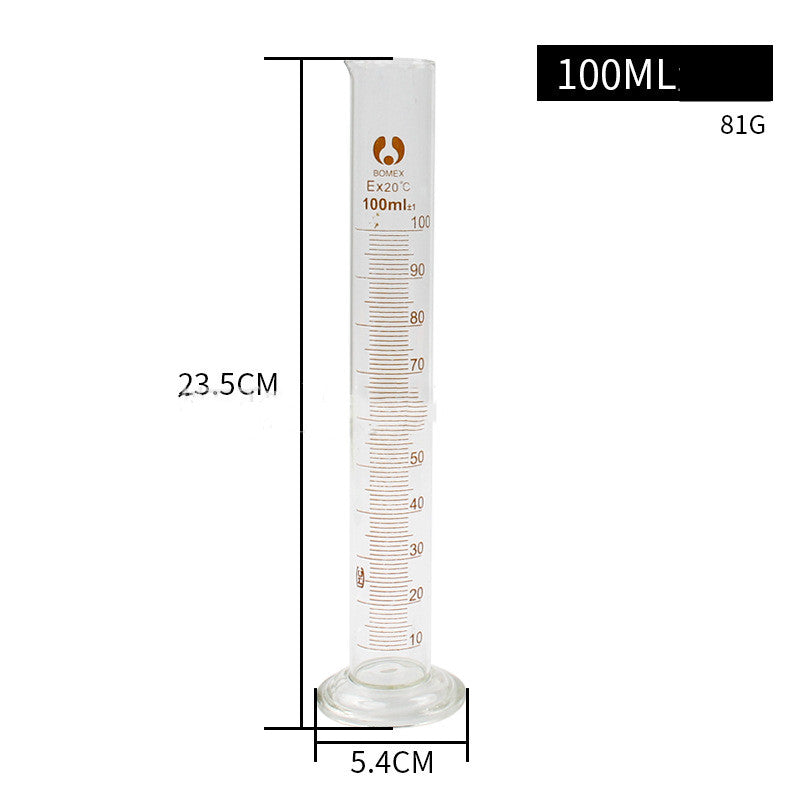Chemical Laboratory Thickened Glass Graduated Cylinder - Scienmart