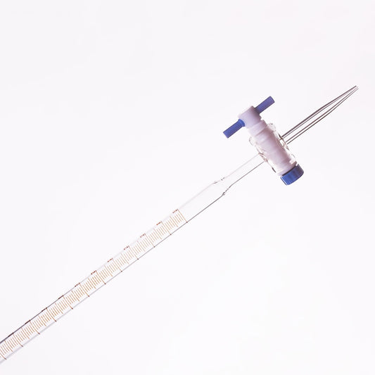 Glass Graduated Acid burette Capacity of 50ml With PTFE Stopcock Lot of 3pcs - Scienmart