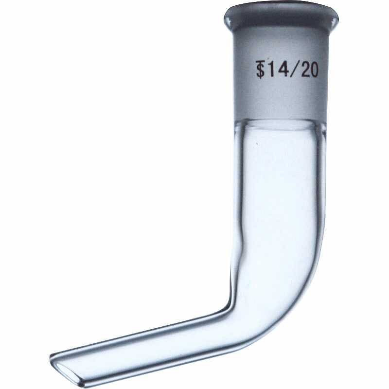 Glass Distilling Adapter 105 degree With drip tube and Female Joint - Scienmart