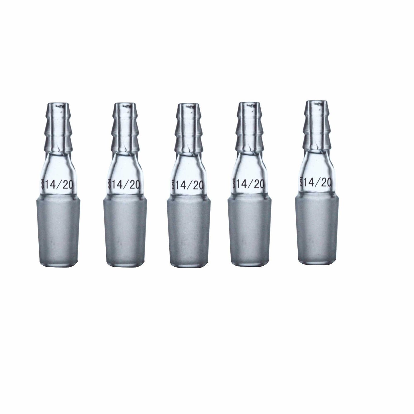 Glass Vacuum Hose Inlet Adapter Straight With Male Joint & Fritted Disc - Scienmart