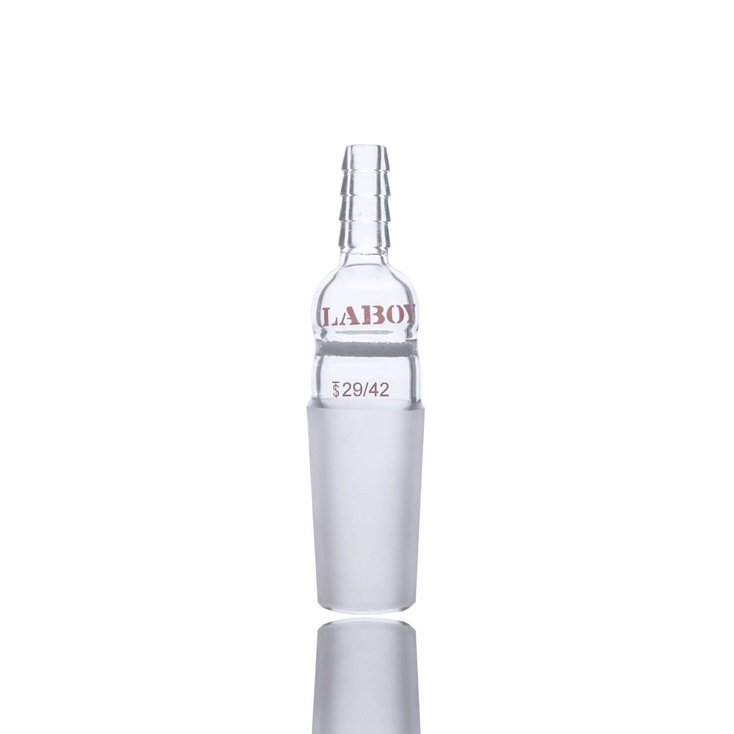Glass Vacuum Inlet Adapter Straight With Inner joint and Fritted Disc - Scienmart