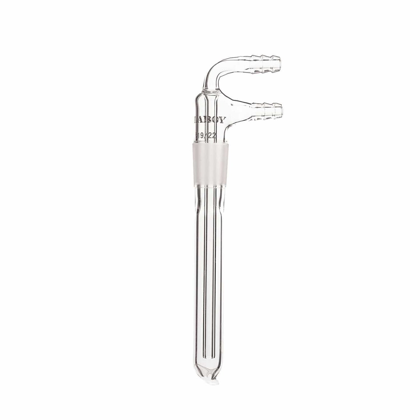 Glass Cold Finger Condenser with Standard Taper Joints and Hose Connection - Scienmart