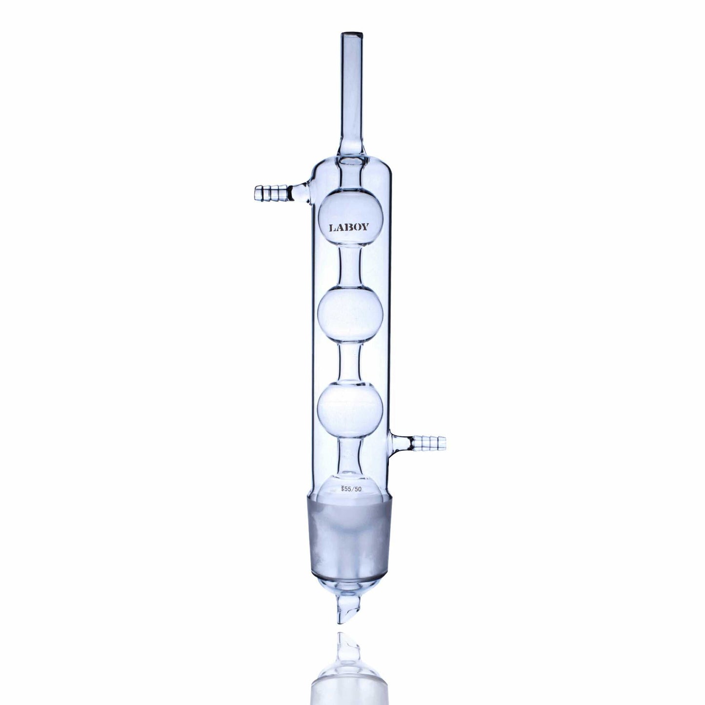 Allihn Condenser For Soxhlet Extractor With 34/45 Joint 190mm In Jacket Length 275mm Overall Height