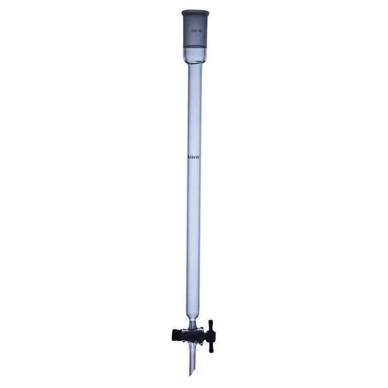 Glass Chromatography Column With PTFE Stopcock and Taper Joint - Scienmart