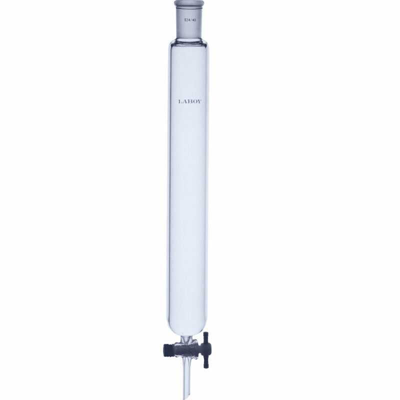 Glass Chromatography Column With PTFE Stopcock and Taper Joint - Scienmart