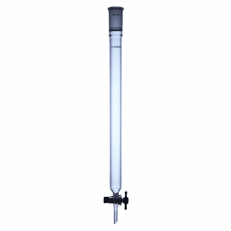 Glass Chromatography Column With PTFE Stopcock and Taper Joint - Scienmart