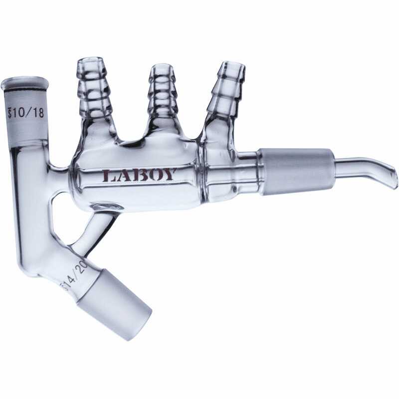 Short Path Distillation Head Vigreux With 14/20 Inner Joint And 10/18 Thermometer Joint