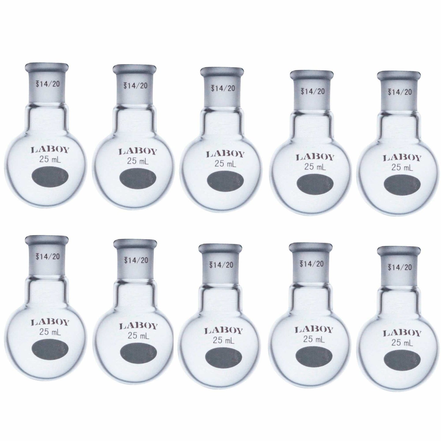 Glass Round Bottom Boiling Flask Single Neck With Standard Taper Joint - Scienmart