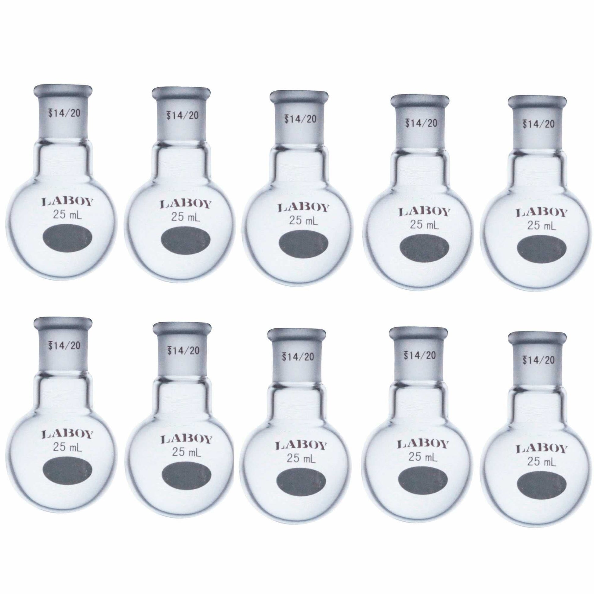 Glass Round Bottom Boiling Flask Single Neck With Standard Taper Joint - Scienmart