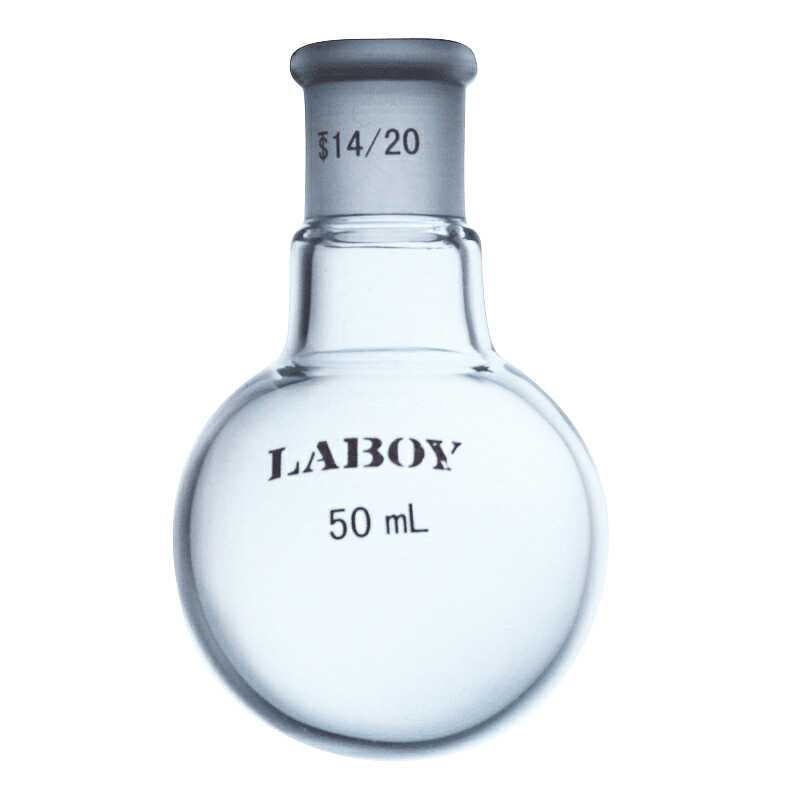 Glass Round Bottom Boiling Flask Single Neck With Standard Taper Joint - Scienmart