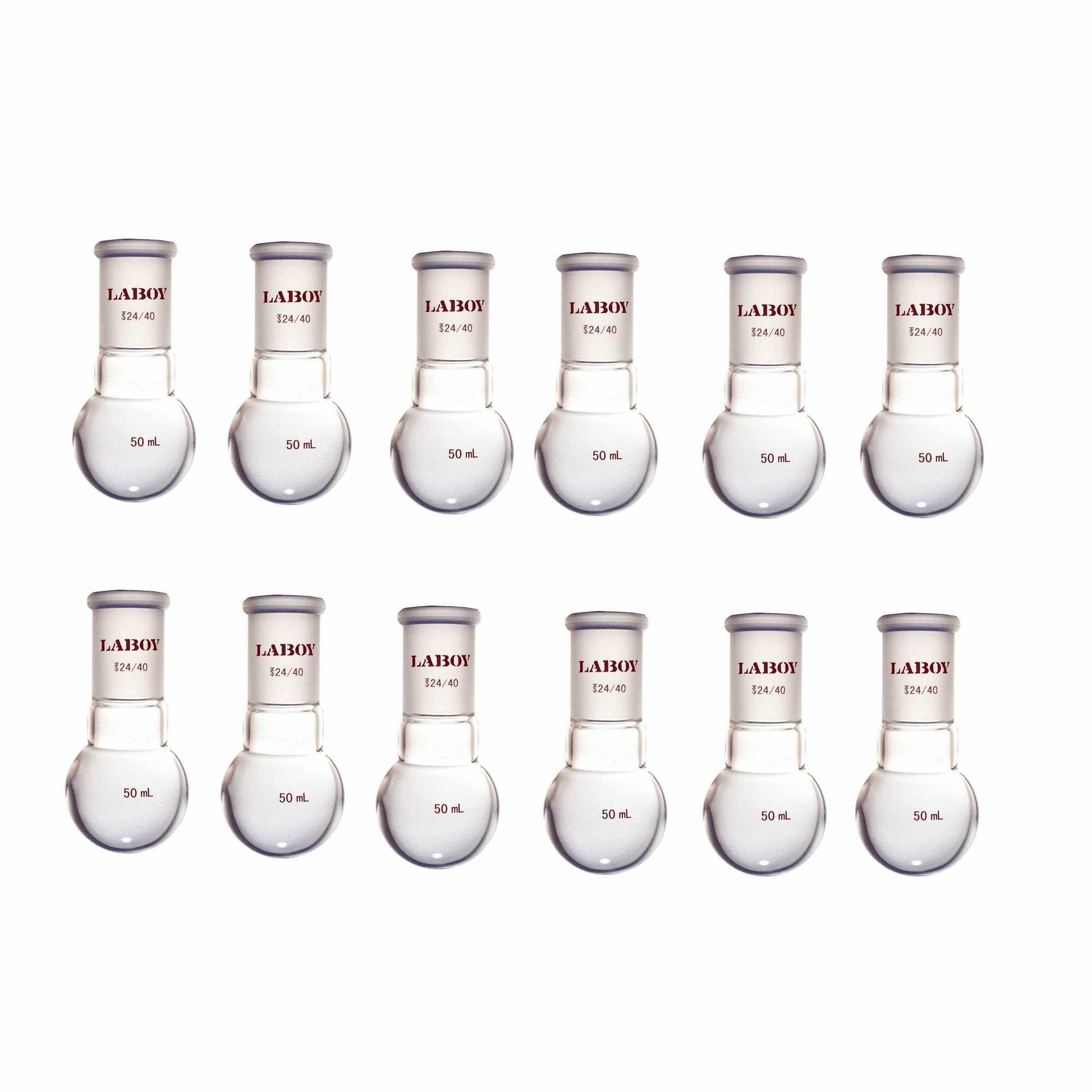 Glass Round Bottom Boiling Flask Single Neck With Standard Taper Joint - Scienmart