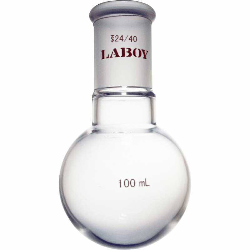Glass Round Bottom Boiling Flask Single Neck With Standard Taper Joint - Scienmart