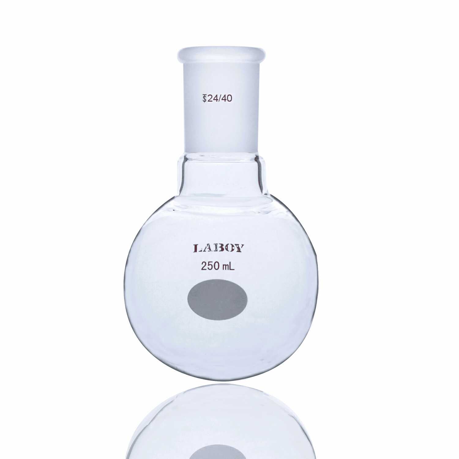 Glass Round Bottom Boiling Flask Single Neck With Standard Taper Joint - Scienmart