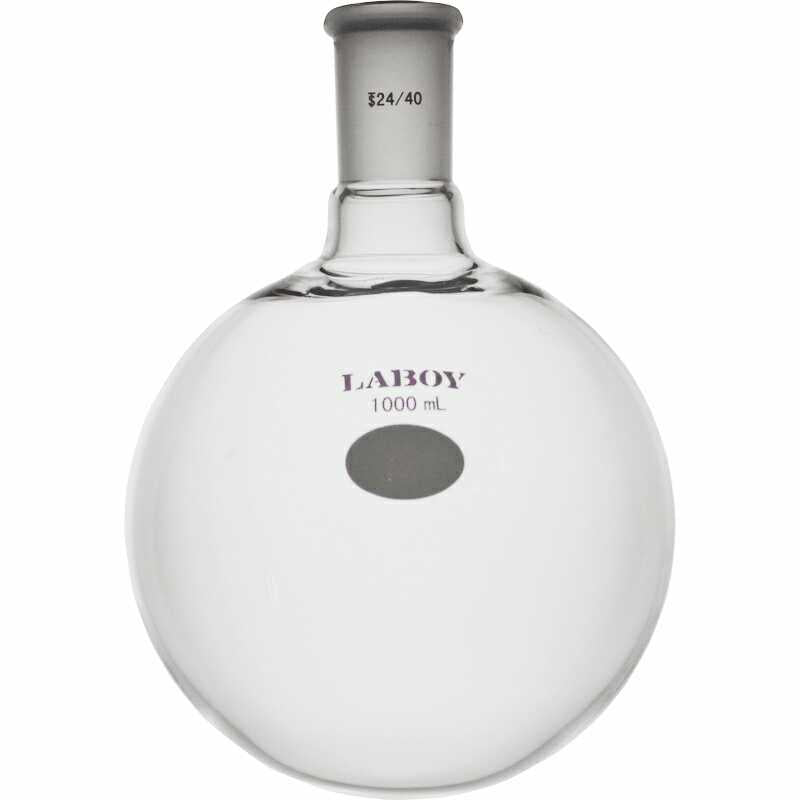 Glass Round Bottom Boiling Flask Single Neck With Standard Taper Joint - Scienmart