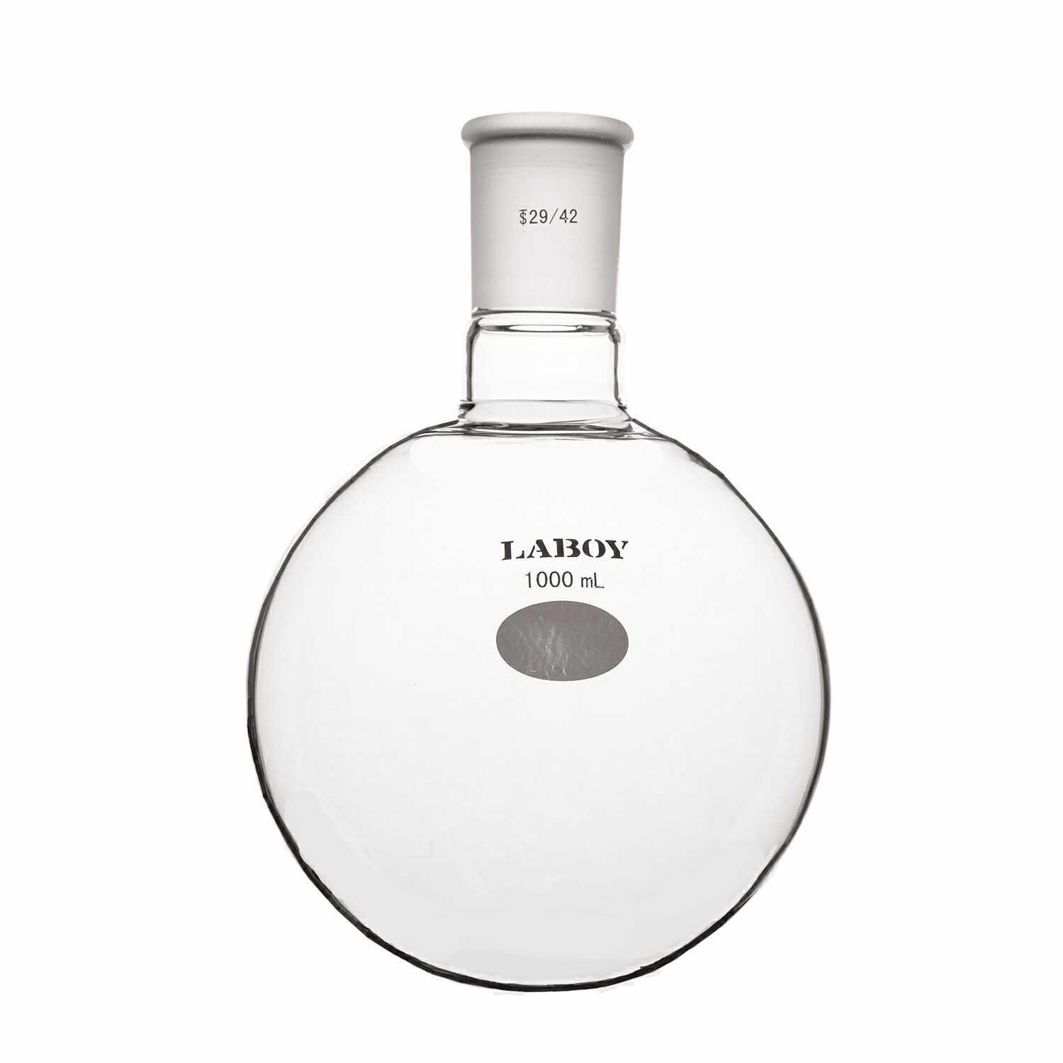 Glass Round Bottom Boiling Flask Single Neck With Standard Taper Joint - Scienmart