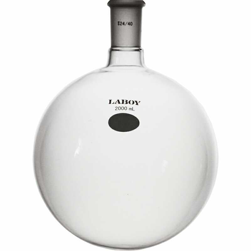 Glass Round Bottom Boiling Flask Single Neck With Standard Taper Joint - Scienmart