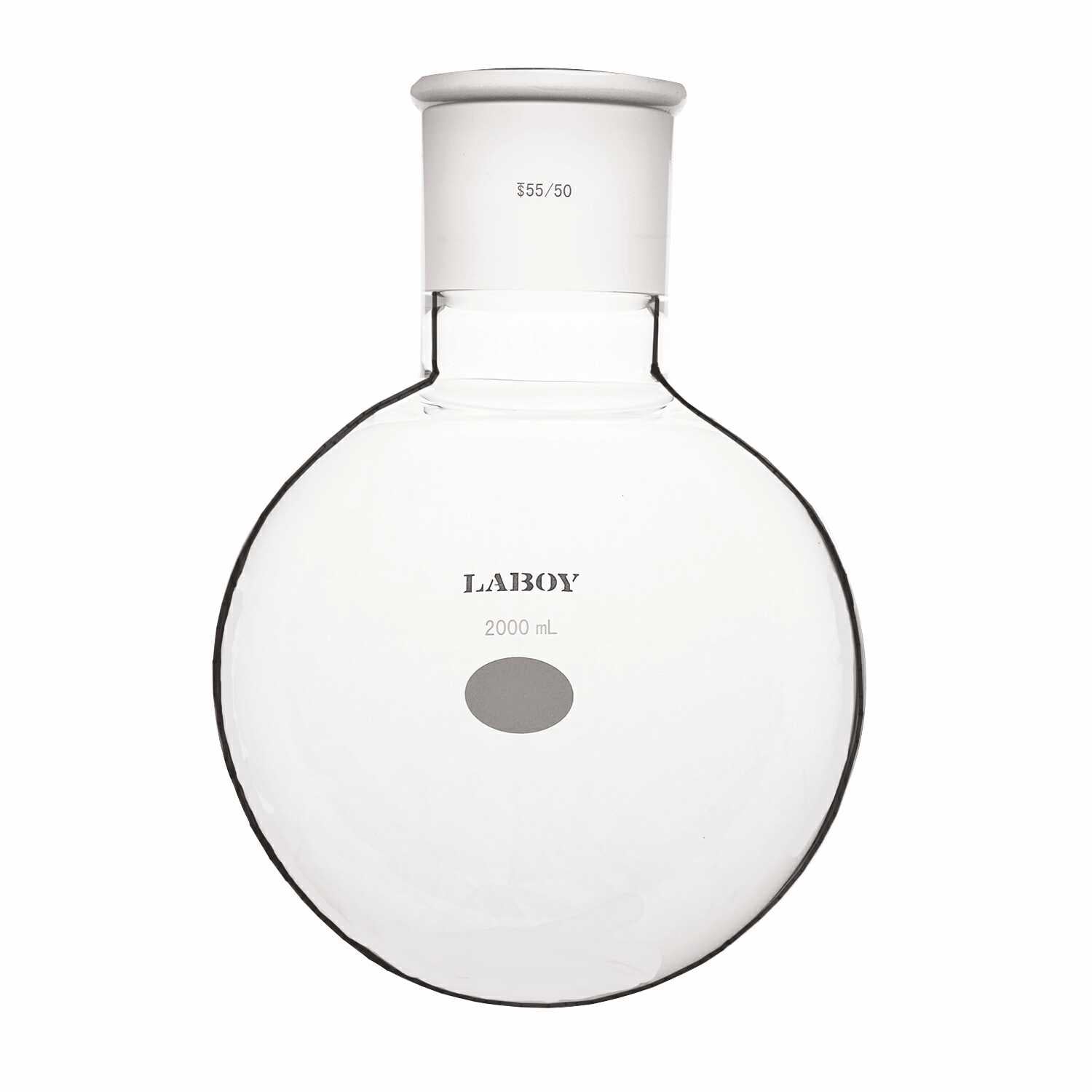 Glass Round Bottom Boiling Flask Single Neck With Standard Taper Joint - Scienmart