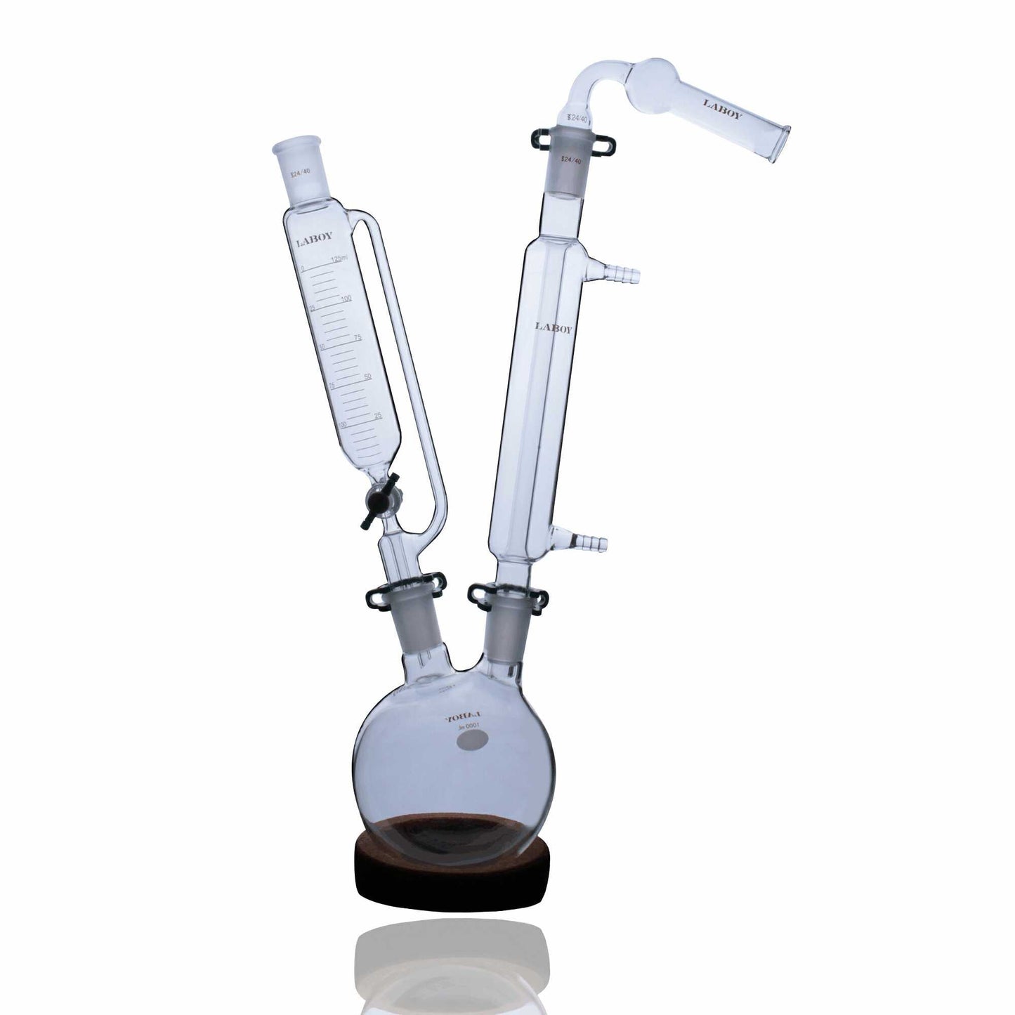 Laboy Glass Organic Chemistry Laboratory Glassware Kit 15Pcs