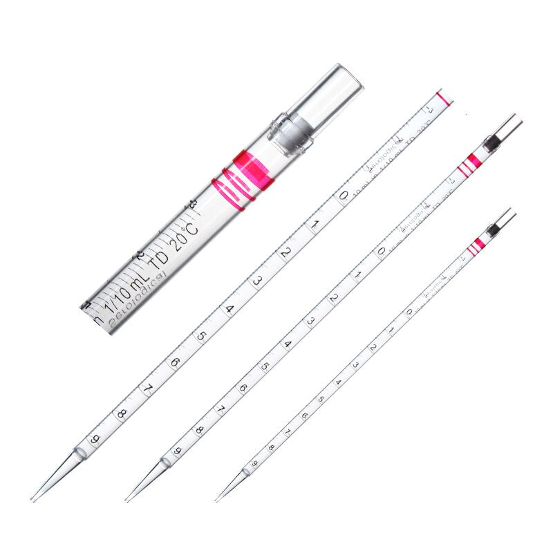 Plastic Disposable Serological Pipette Burette Sterile 1ml Lot of 50pcs - Scienmart
