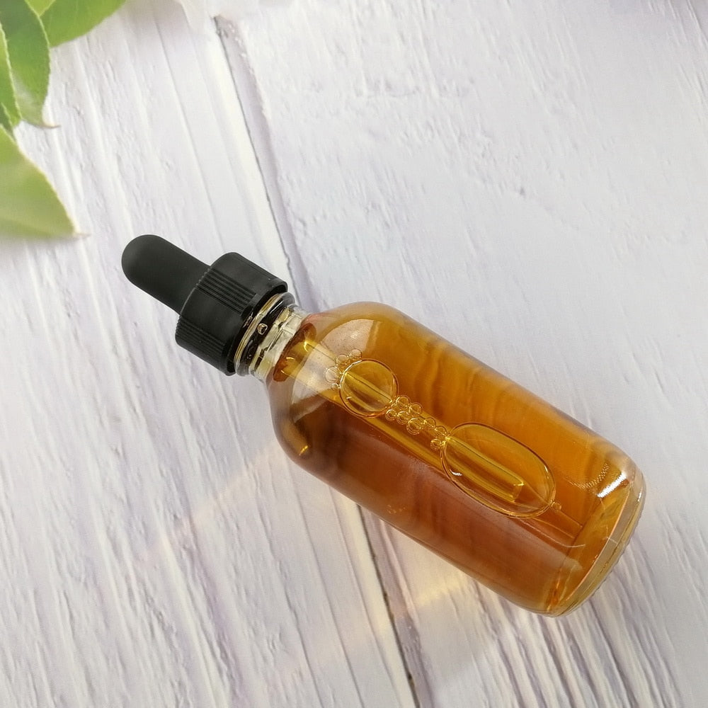 2 Oz 60ml Clear Glass Bottles with Glass Eye Dropper Pipette for Essential oils Chemistry Lab Chemicals 12pcs - Scienmart