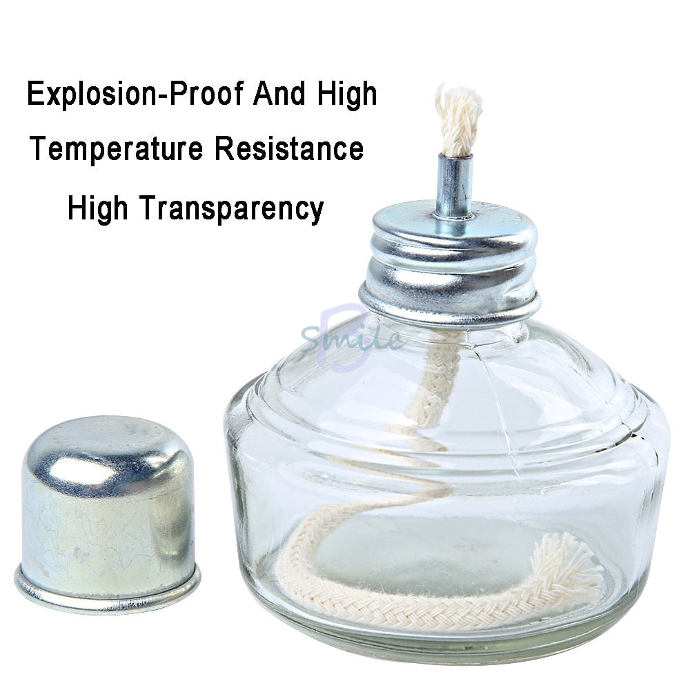 1pcs New Thickening Glass Alcohol Burner Lamp Glass Alcohol Burner Lamp Lab Heating Glassware For Dental item heating equipment - Scienmart