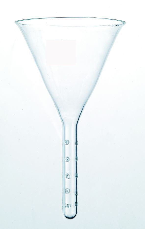 Powder Funnel With Holes In Stem for Adding Solvents - Scienmart