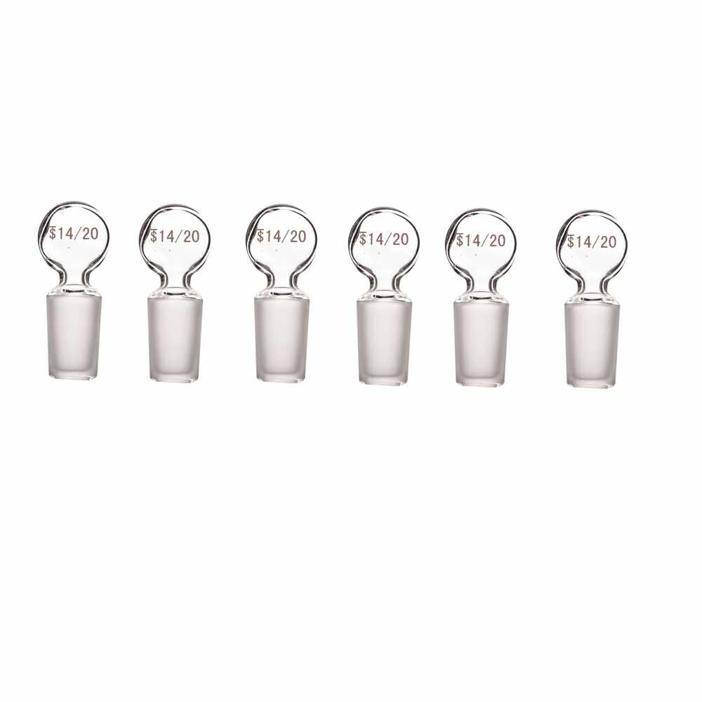 Glass Hollow Stopper Penny-head Design for Standard Female Joint - Scienmart