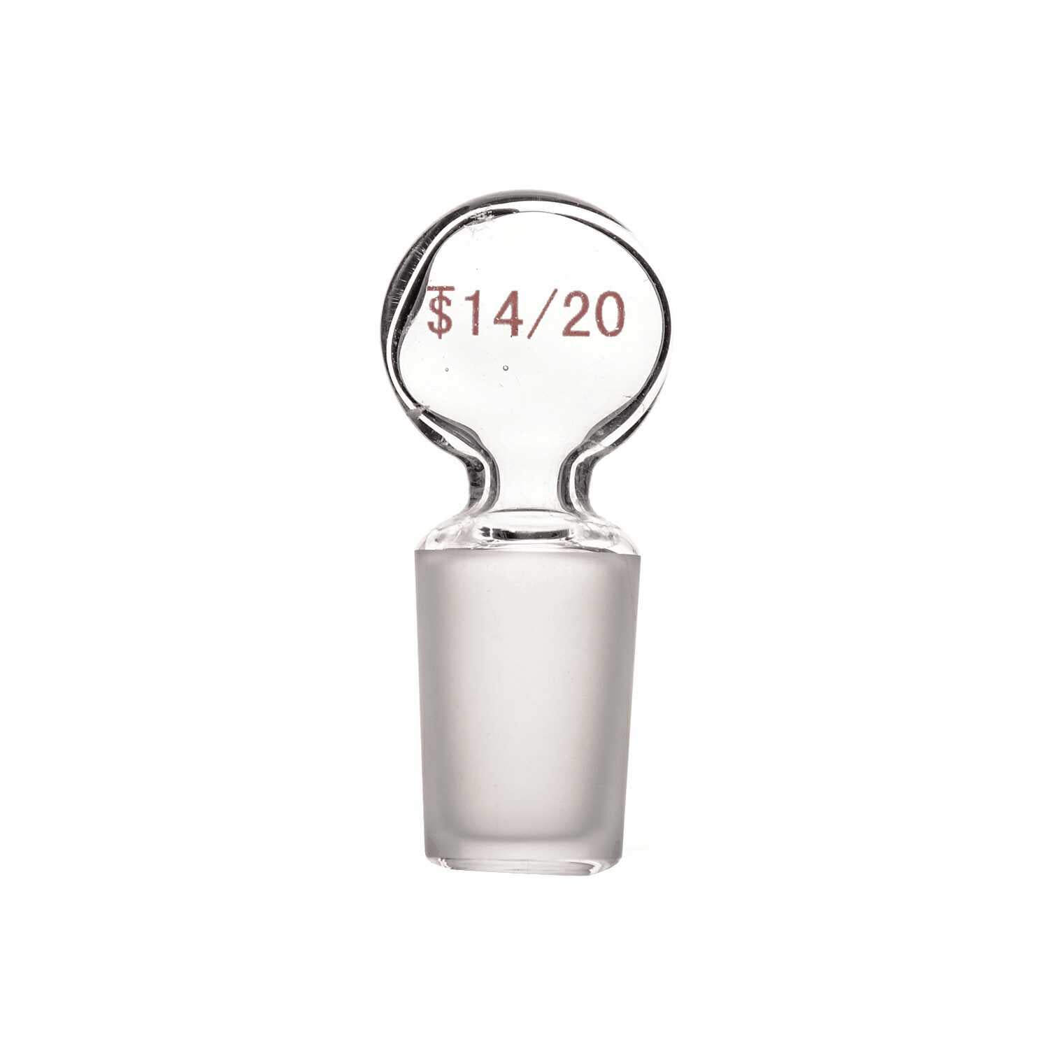 Glass Hollow Stopper Penny-head Design for Standard Female Joint - Scienmart