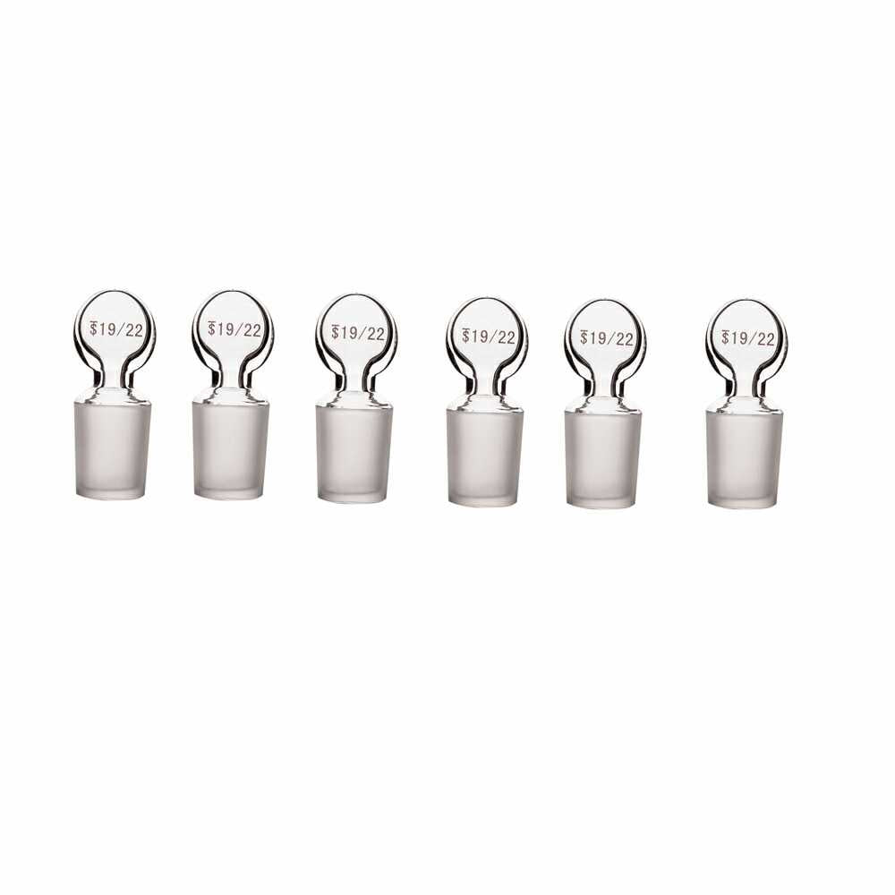 Glass Hollow Stopper Penny-head Design for Standard Female Joint - Scienmart