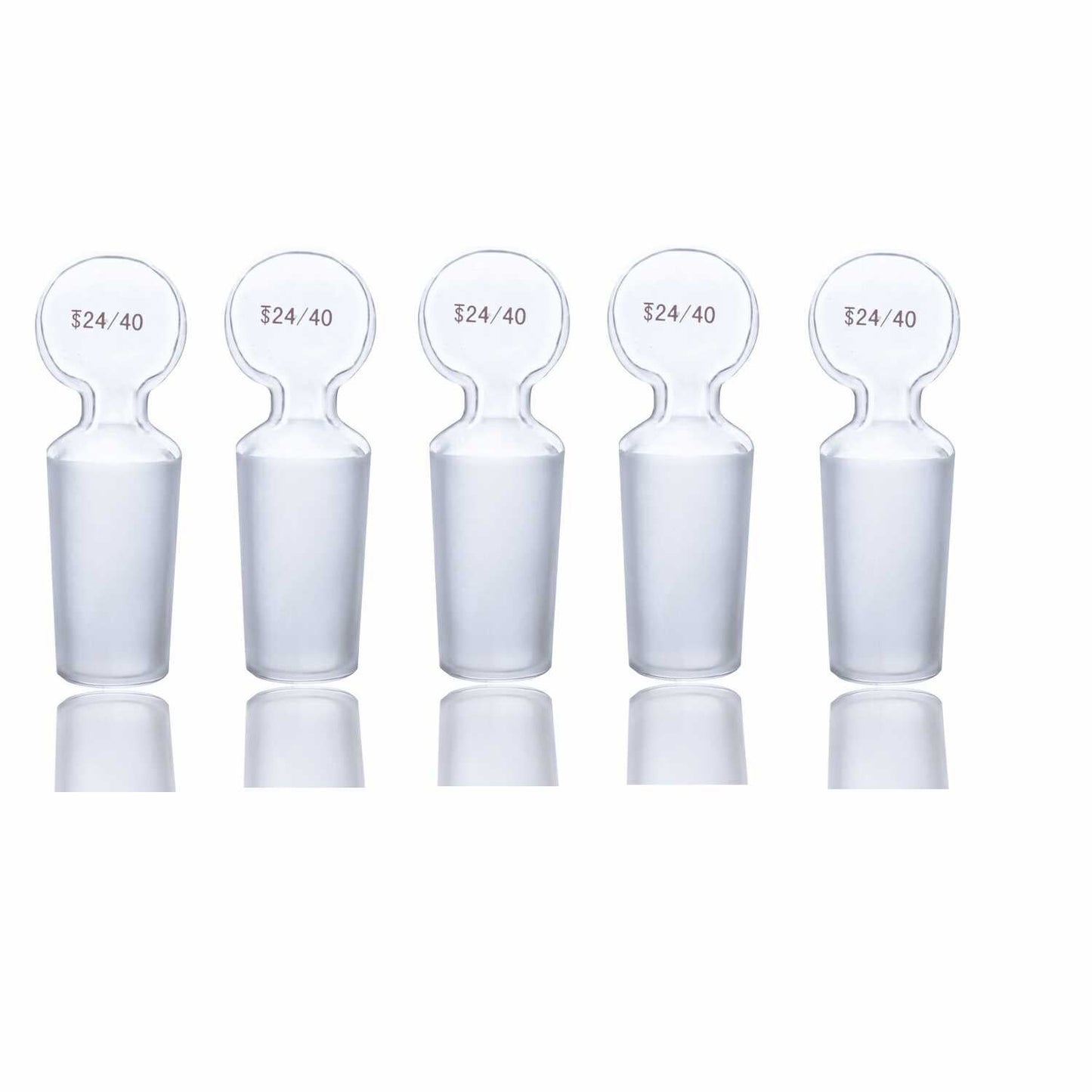 Glass Hollow Stopper Penny-head Design for Standard Female Joint - Scienmart