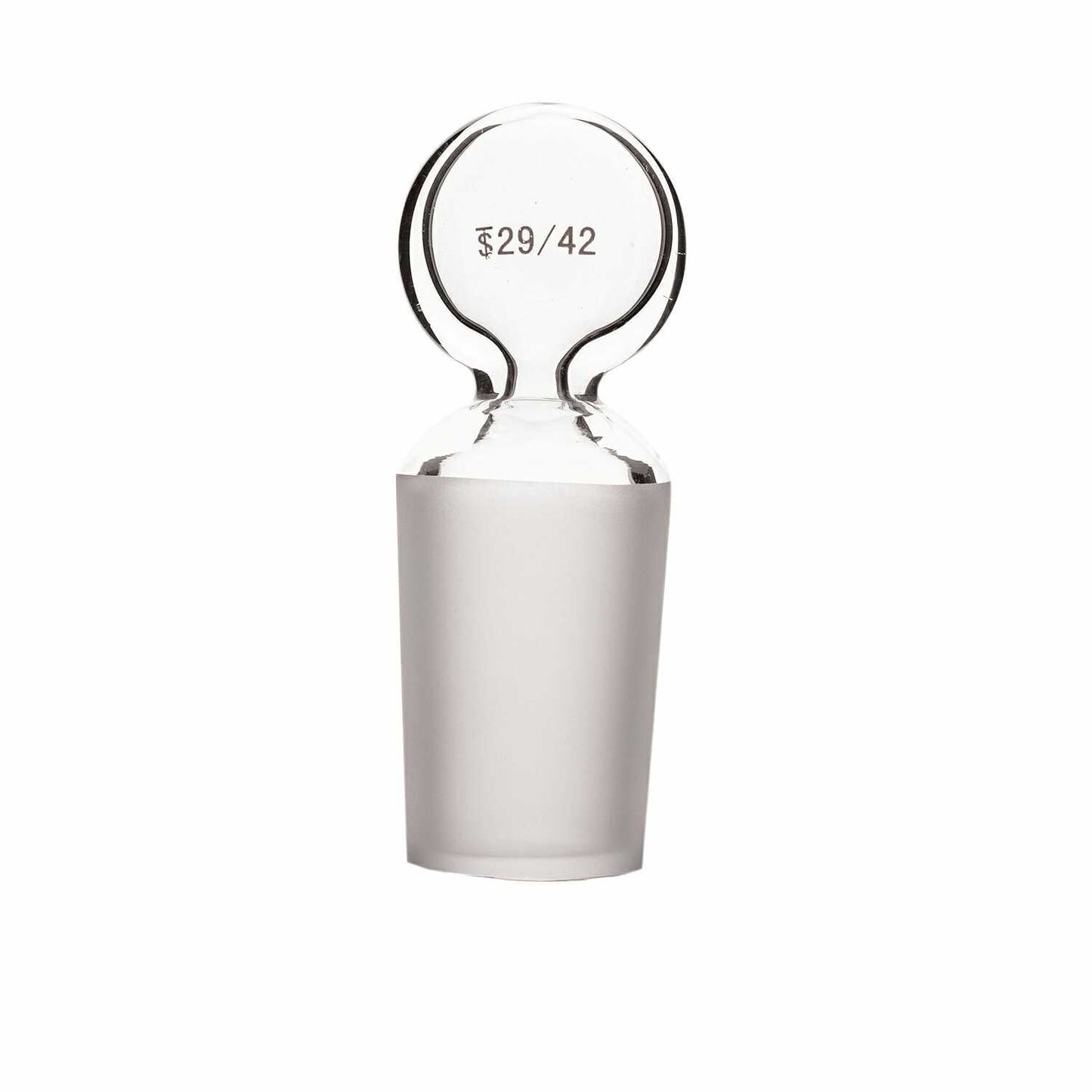 Glass Hollow Stopper Penny-head Design for Standard Female Joint - Scienmart