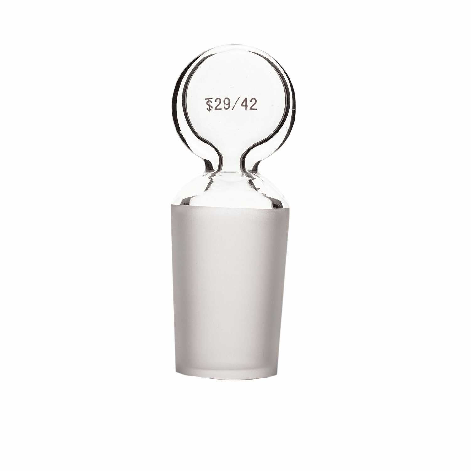 Glass Hollow Stopper Penny-head Design for Standard Female Joint - Scienmart