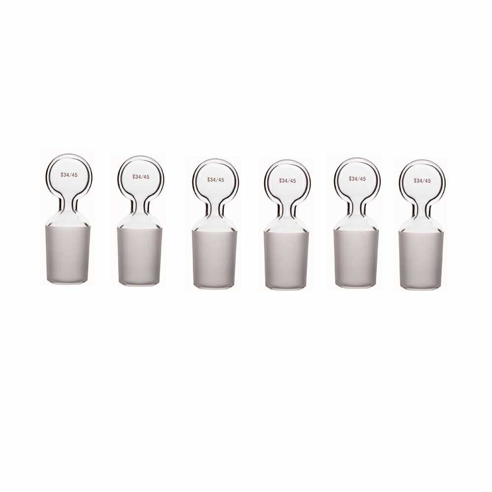 Glass Hollow Stopper Penny-head Design for Standard Female Joint - Scienmart