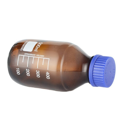 Laboratory High-quality 50ml 100ml 250ml 500ml 1000ml Glass Reagent Bottle Brown Screw Glass Reagent Bottle - Scienmart