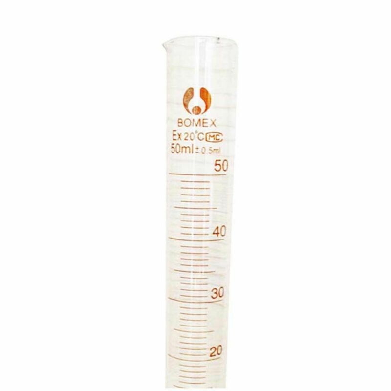 Glass Measuring Cylinder Professional Lab Graduated Cylinder Chemistry Lab Standard Measurement Cup / Measuring Cylinder Brush - Scienmart