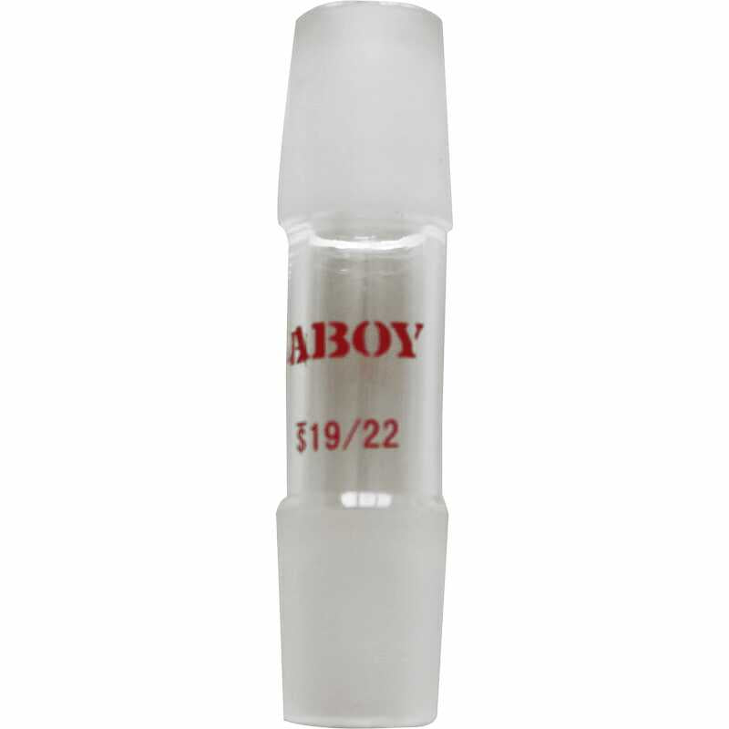 Glass Connecting Adapter Straight With Two Male Joints - Scienmart