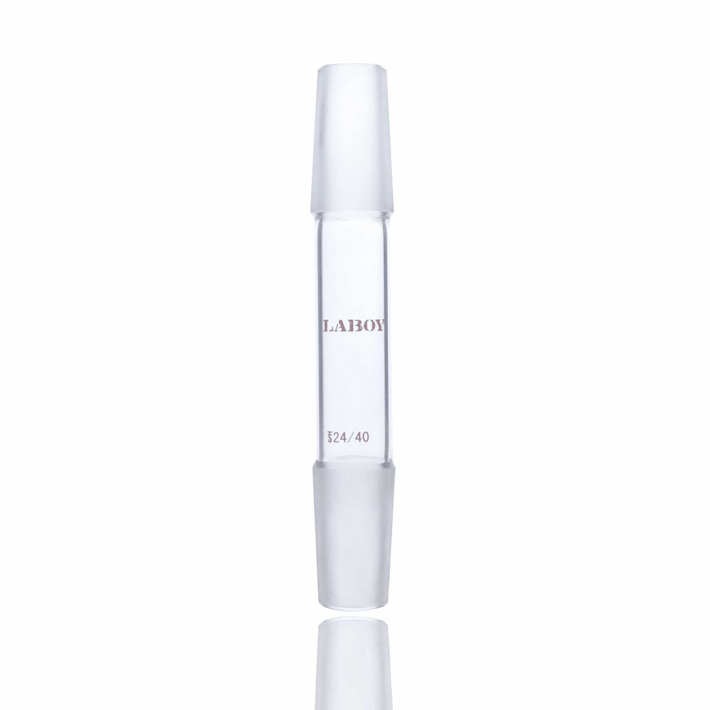 Glass Connecting Adapter Straight With Two Male Joints - Scienmart