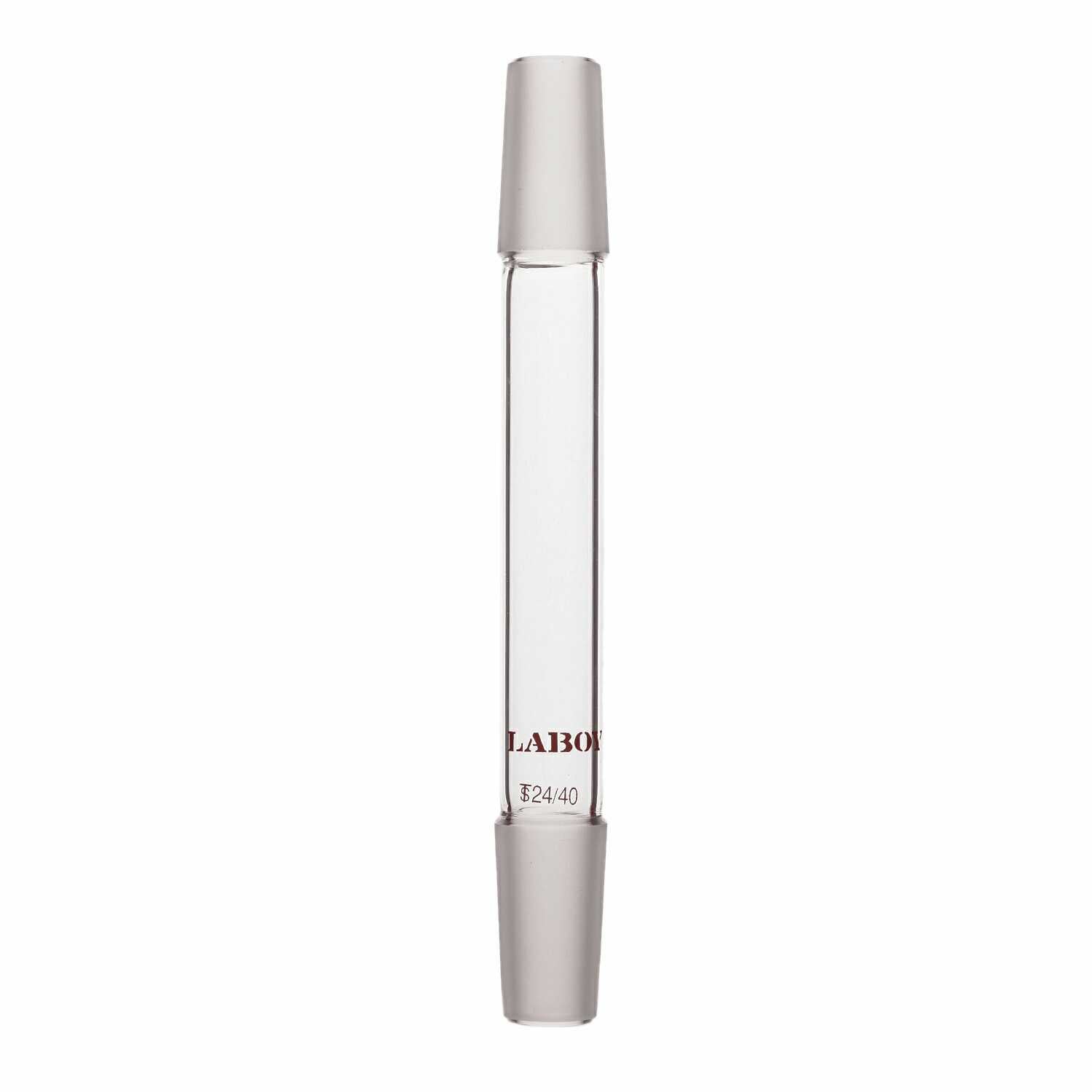 Glass Connecting Adapter Straight With Two Male Joints - Scienmart