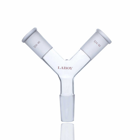 3 Way Connecting Adapter With Three 24/40 Female & Male Joints