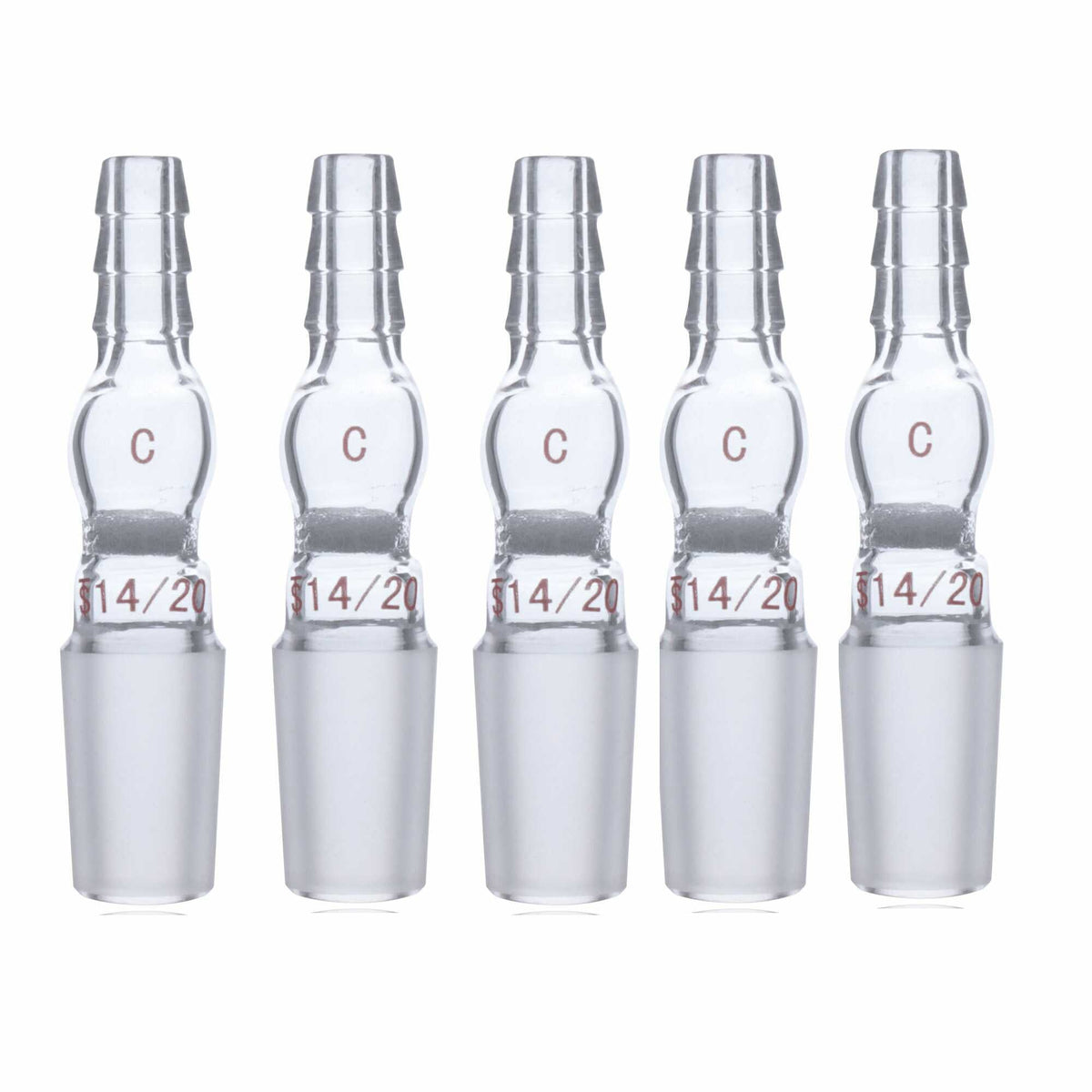 Straight Inlet Adapter Laboy Straight Inlet Glass Adapter with Coarse Fritted Disc | Lab ...