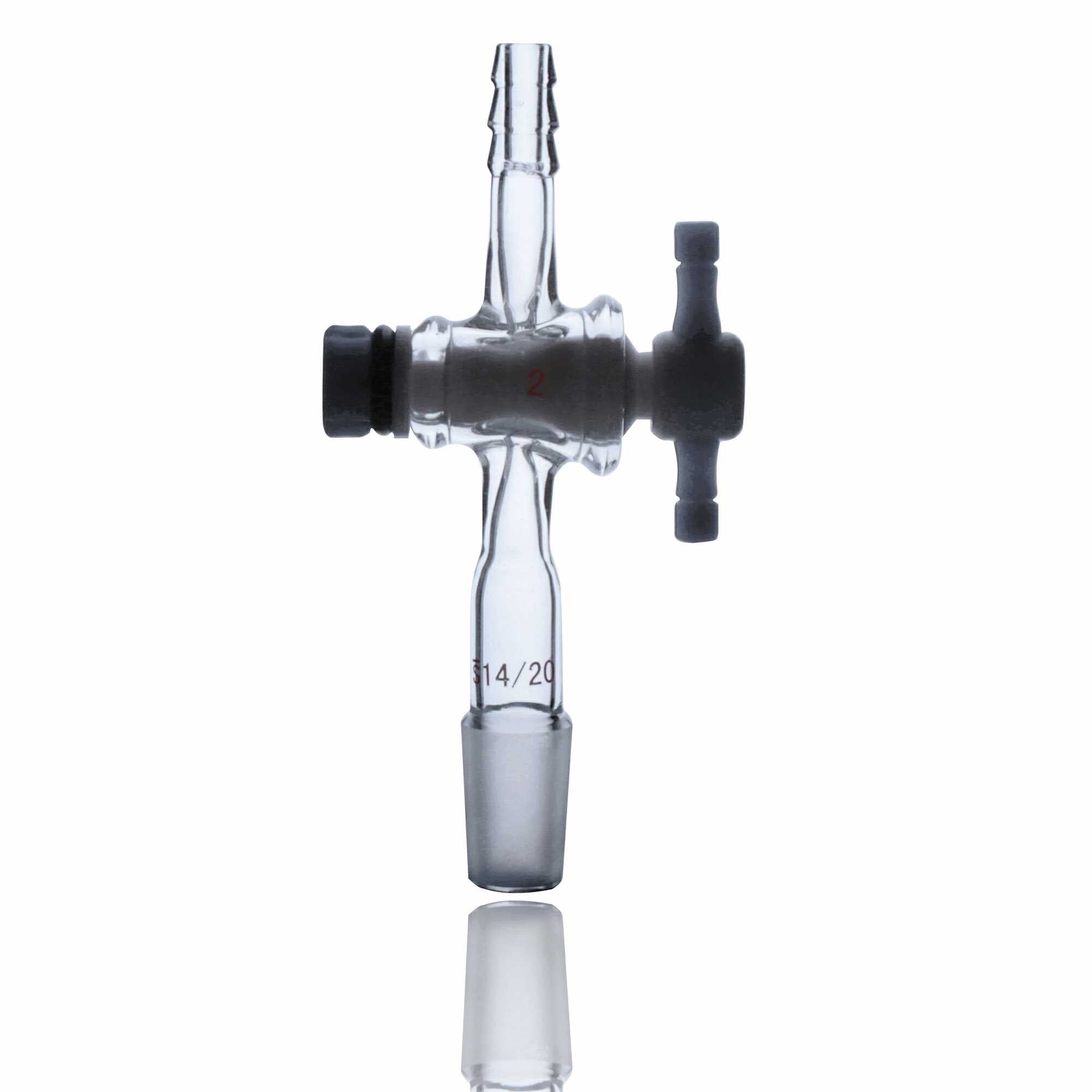 High-Quality Vacuum Flow-Control Adapter with PTFE Stopcock from Laboy ...