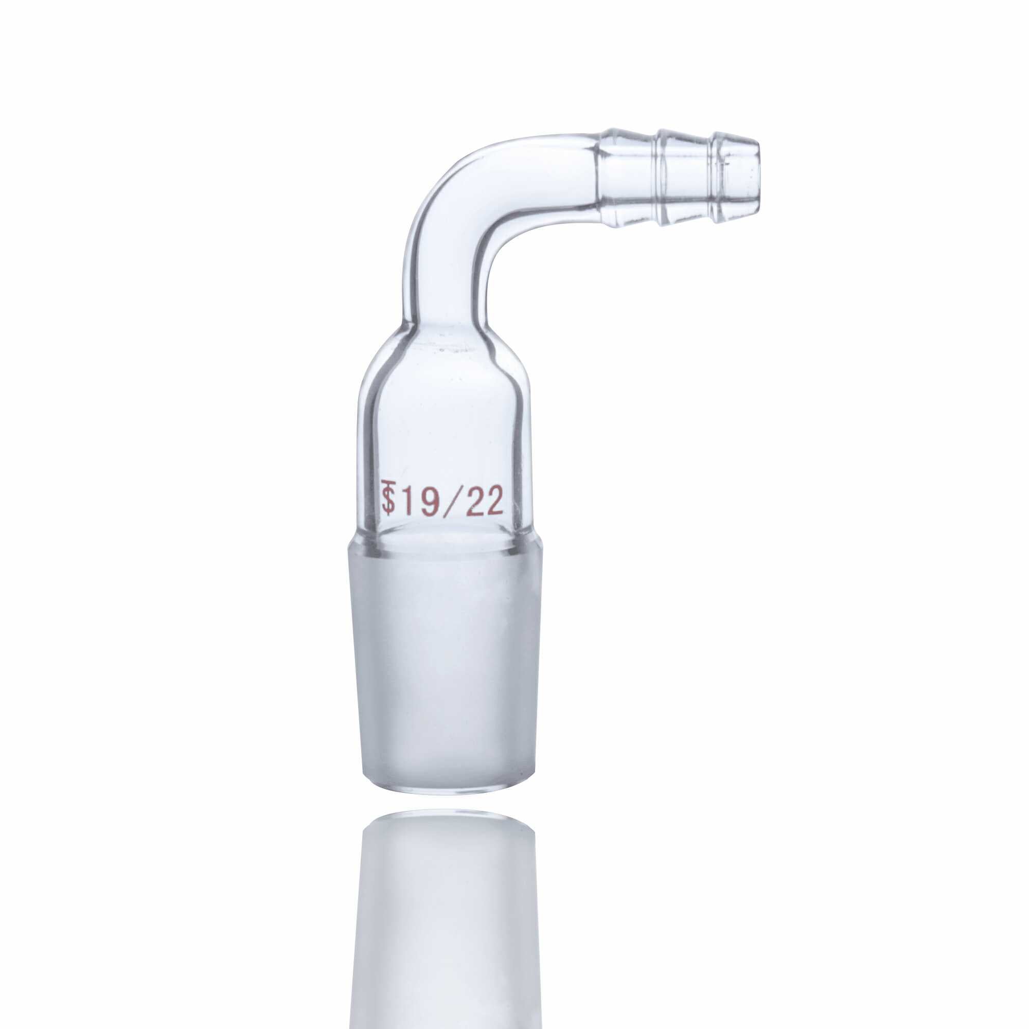 Laboy Glass Inlet Adapter with 90-Degree Bent Hose Connection – Scienmart