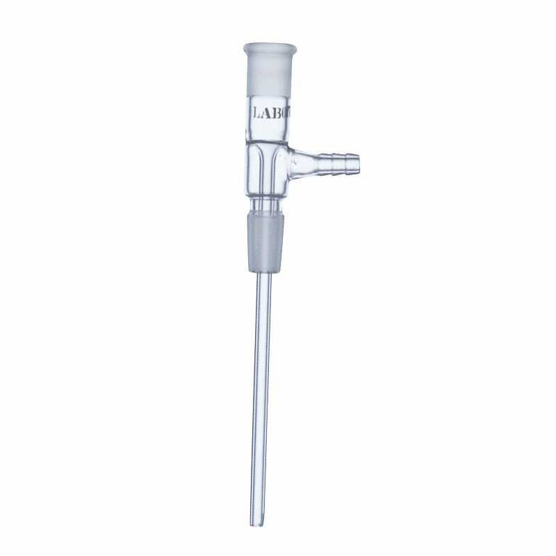 Glass Vacuum Take Off Vertical Adapter Long Stem With Taper Joints - Scienmart