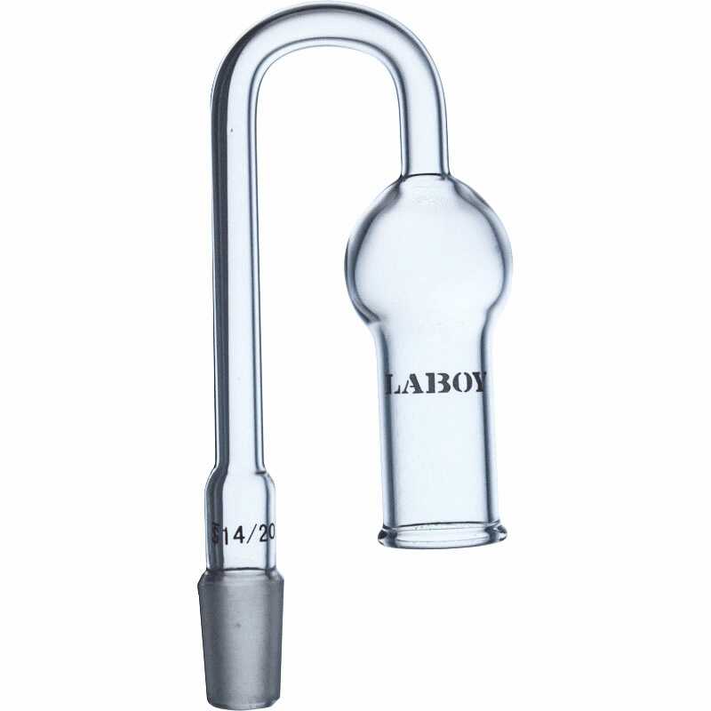 Glass Drying Tube U-shape Adapter with Standard Taper Joint and an Open End - Scienmart
