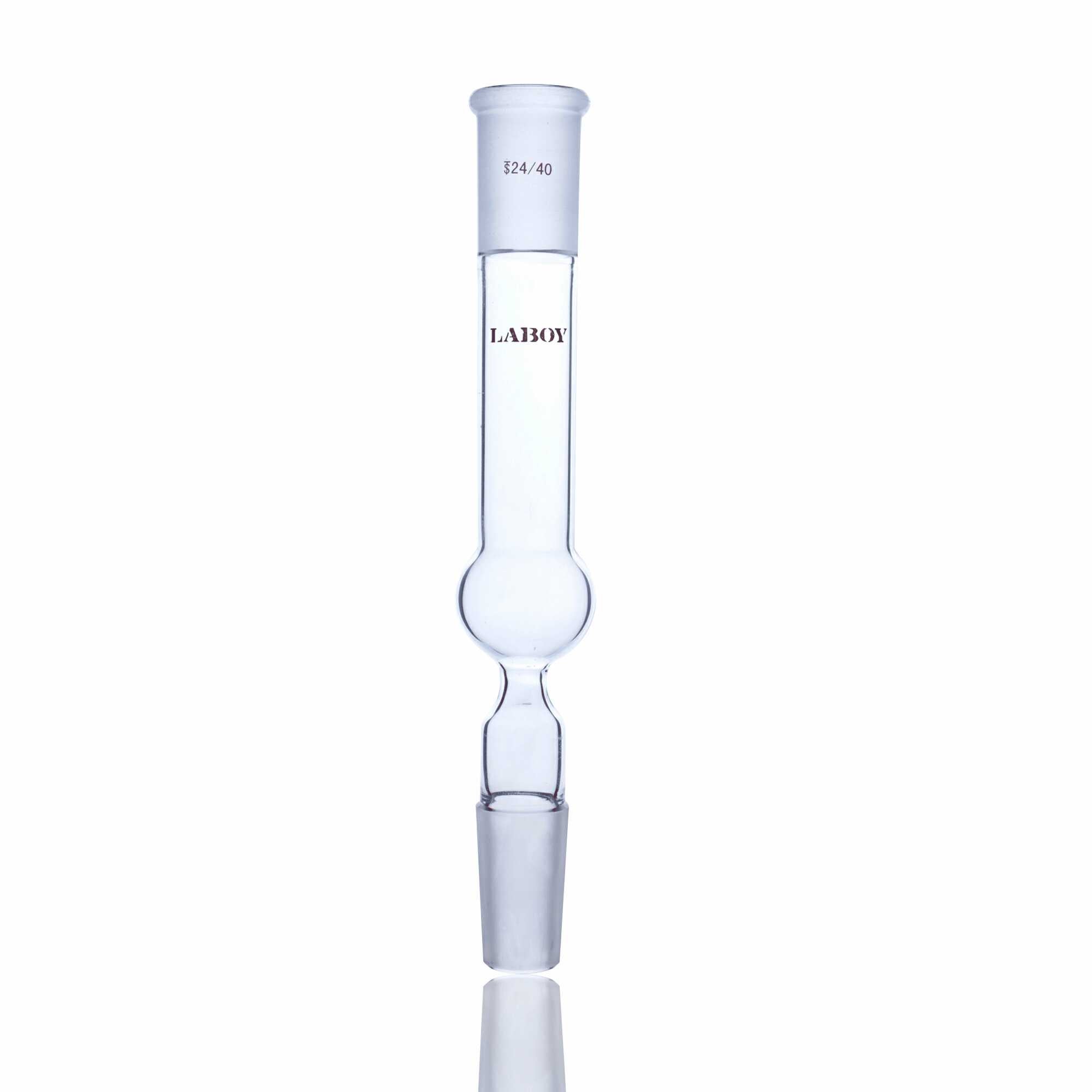 Labware Drying Tube Straight Glass Drying Tube with Standard Taper Joints for Laboratory ...