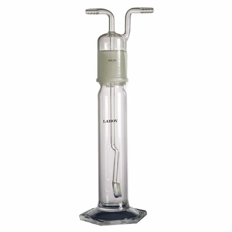 Glass Fritted Gas-washing bottle With Standard Taper Joints - Scienmart