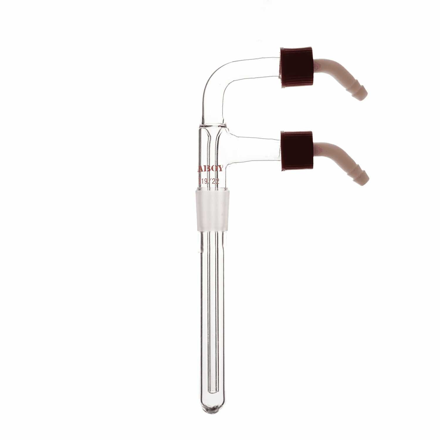 Cold Finger Condenser 100mm In Length Below The 14/20 Inner Joint With Removable  Hose Connections