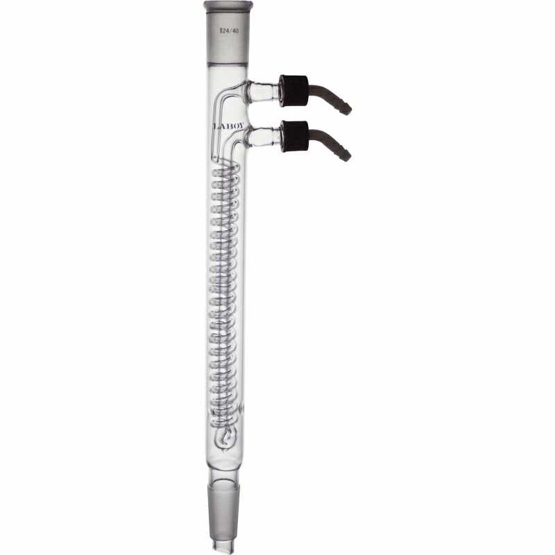 Glass Reflux Condenser With Taper Joints and Removable Hose Connections - Scienmart