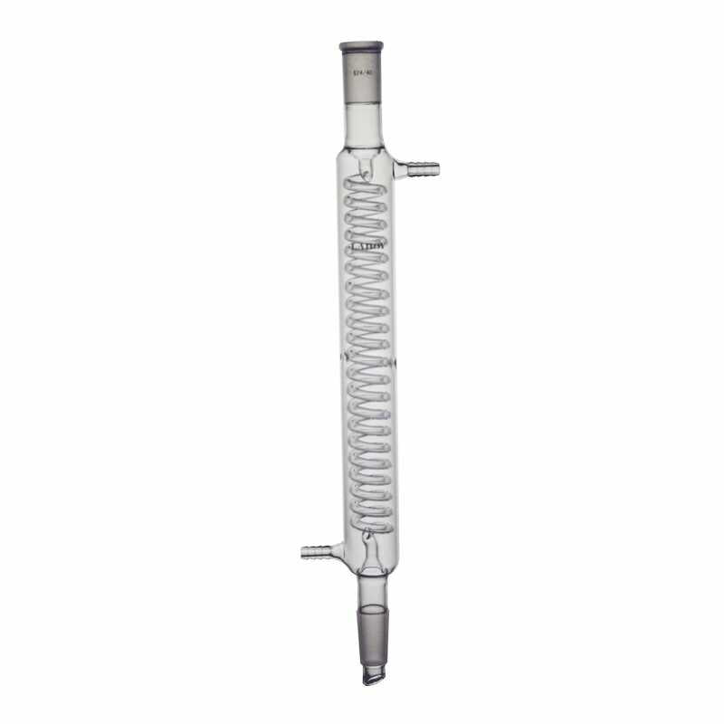Glass Graham Condenser with Standard Taper Joint and Hose Connections - Scienmart
