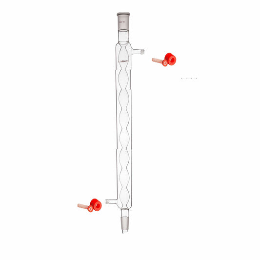 Allihn Condenser With 14/20 Joints 120mm In Length&Removable Hose Connections  